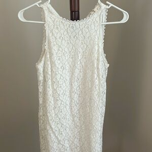White XS lacy dress